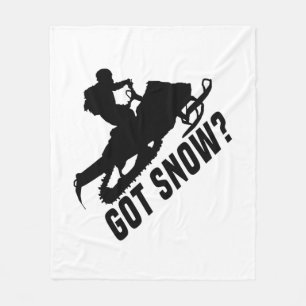 Snowmobiling Fleecefilt