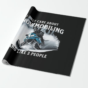 Snowmobiling Funny Snowmobile Presentpapper