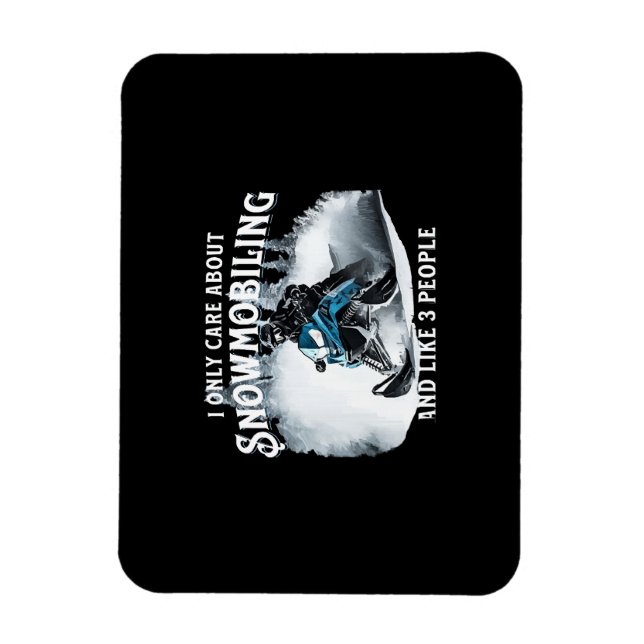 Snowmobiling Funny Snowmobile Snowmobiling Funny S Magnet (Vertikal)
