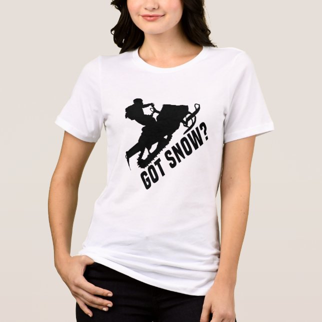 Snowmobiling - Har Snö Snowmobile Gifts T Shirt (Framsida)