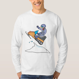 Snowmobiling hopp t shirt