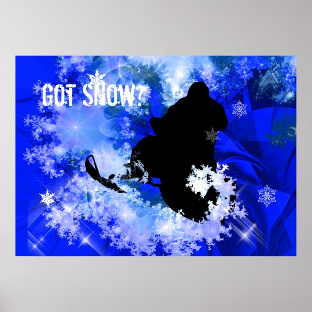 Snowmobiling in the Avalanche Poster (Framsidan)
