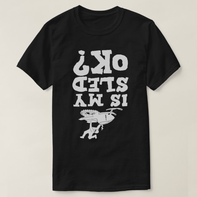 Snowmobiling Snö Maskin Snowmobile är min Sled O T Shirt (Design framsida)