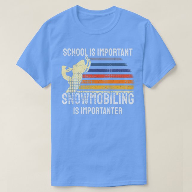 Snowmobiling Snowmobile 4 T Shirt (Design framsida)