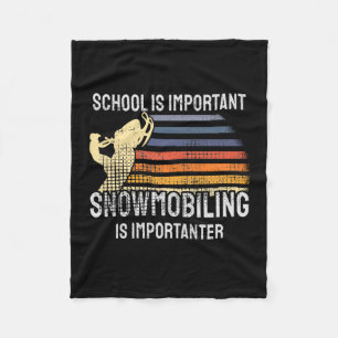 Snowmobiling Snowmobile Fleecefilt