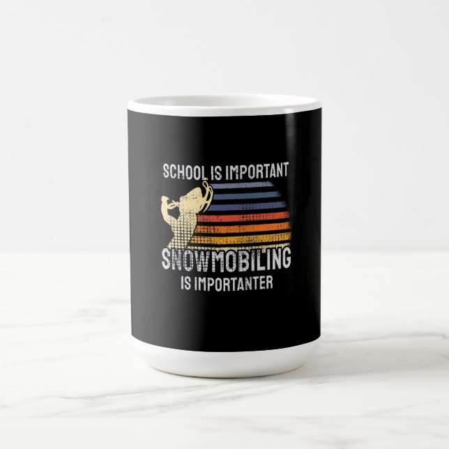 Snowmobiling Snowmobile Kaffemugg (Center)