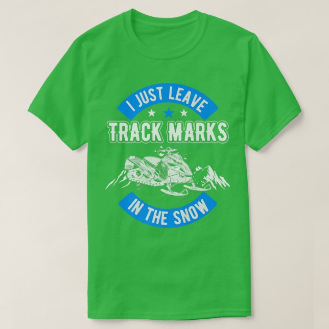Snowmobiling Snowmobile Riding Snow Lover  T Shirt (Design framsida)