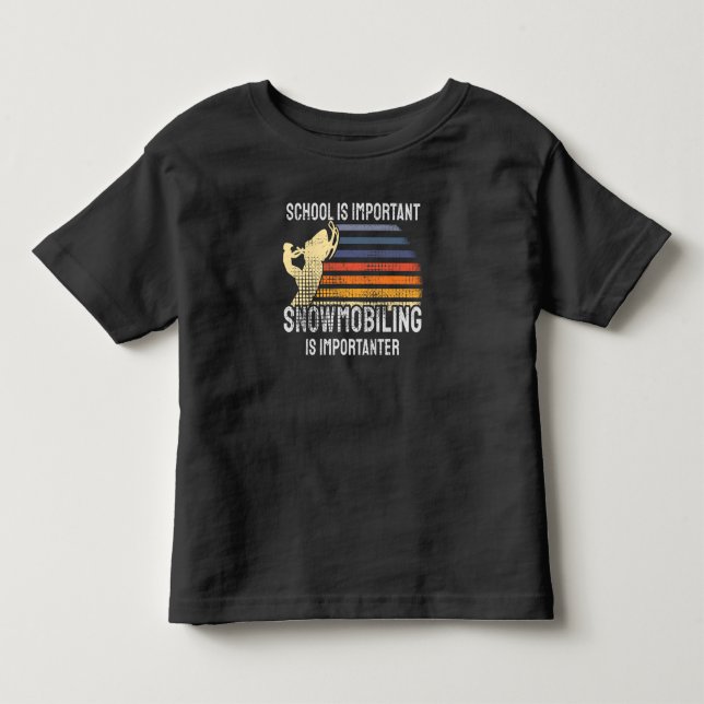 Snowmobiling Snowmobile T Shirt (Framsida)