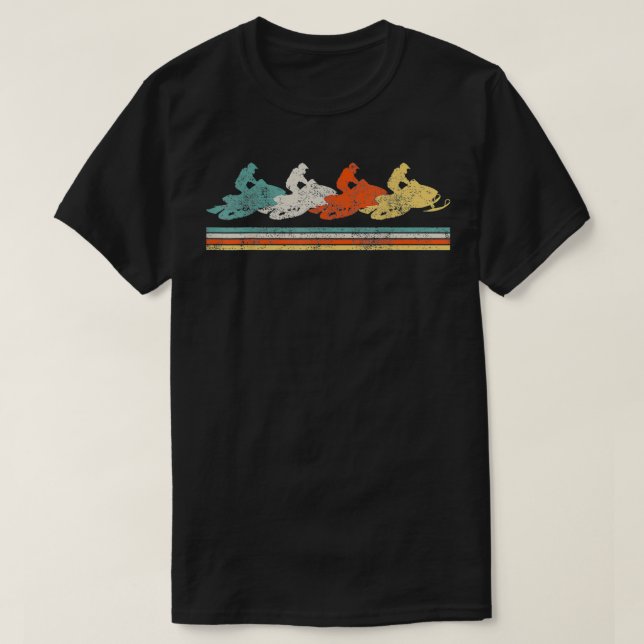 Snowmobiling Snowmobile  T Shirt (Design framsida)