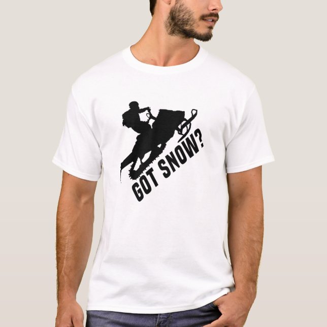 Snowmobiling T Shirt (Framsida)