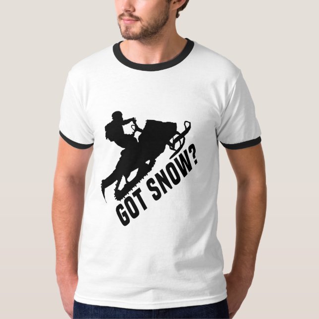 Snowmobiling T Shirt (Framsida)