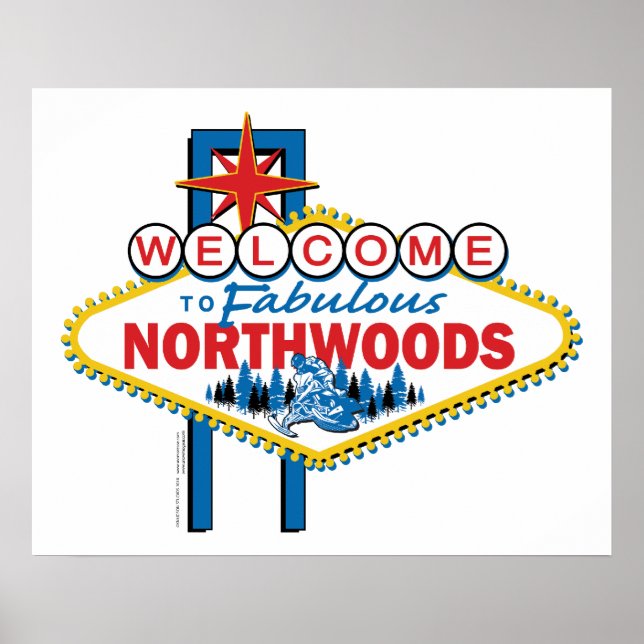 Snowmobiling/Welcome till Northwood Poster (Framsidan)