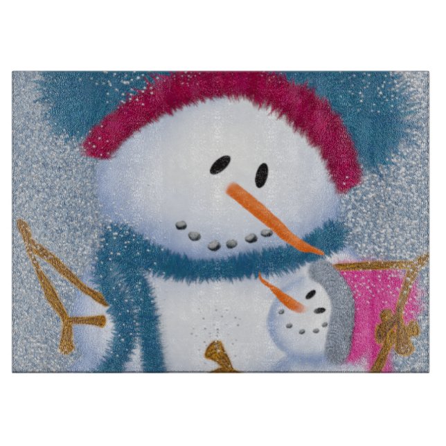 SnowMomma och SnowGirl Illustration (Framsidan)