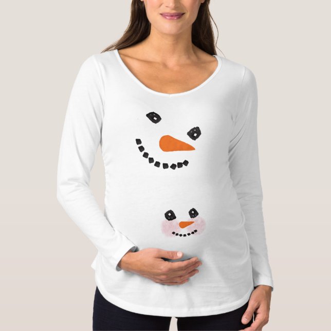 Snowmoud och Baby av Leslie Harlow T Shirt (Framsida)