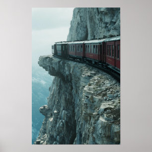 Snowpiercer Tåg Rolling på Kant Poster