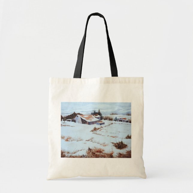 Snowscape Tote Tygkasse (Framsidan)