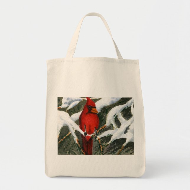 Snowscape Tote Tygkasse (Framsidan)
