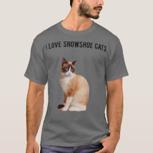 Snowshoe Cat och I Kärlek Snowshoe Cats T Shirt