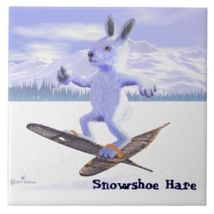 Snowshoe Hare Kakelplatta