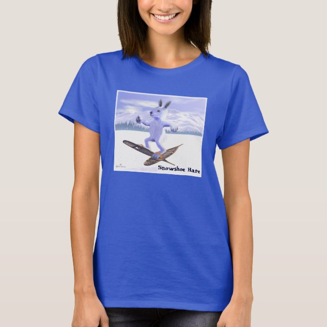 Snowshoe Hare T Shirt (Framsida)