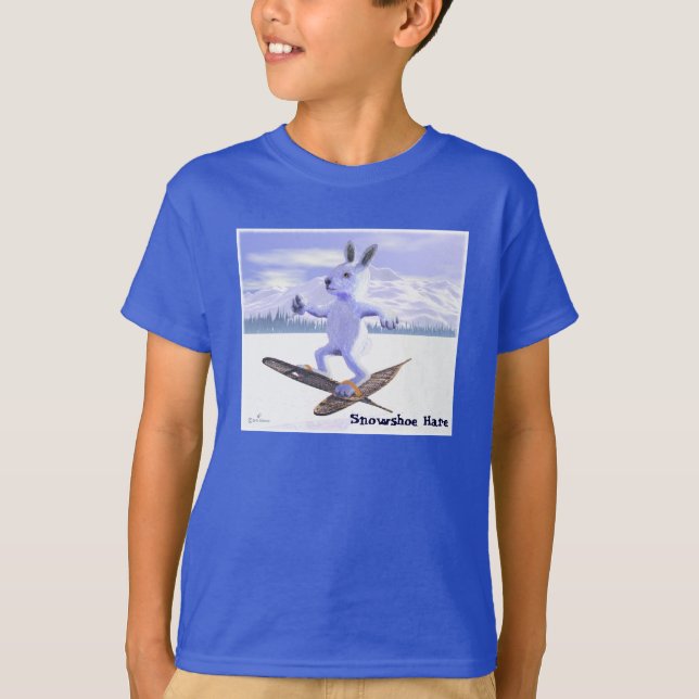 Snowshoe Hare T Shirt (Framsida)
