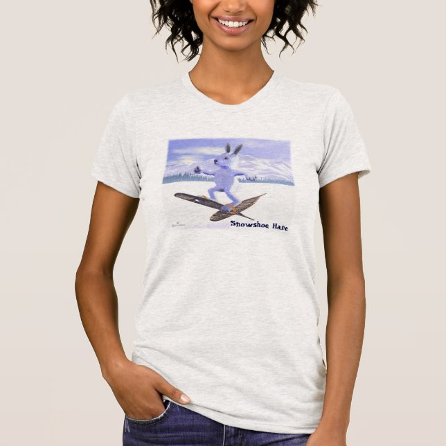 Snowshoe Hare T Shirt (Framsida)