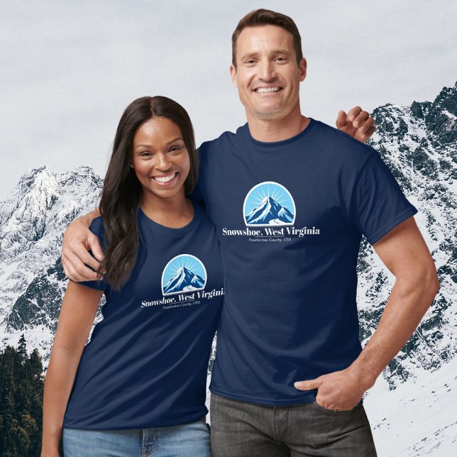 Snowshoe Väster Virginia ski resort souvenir-gåva T Shirt (Skapare uppladdad)