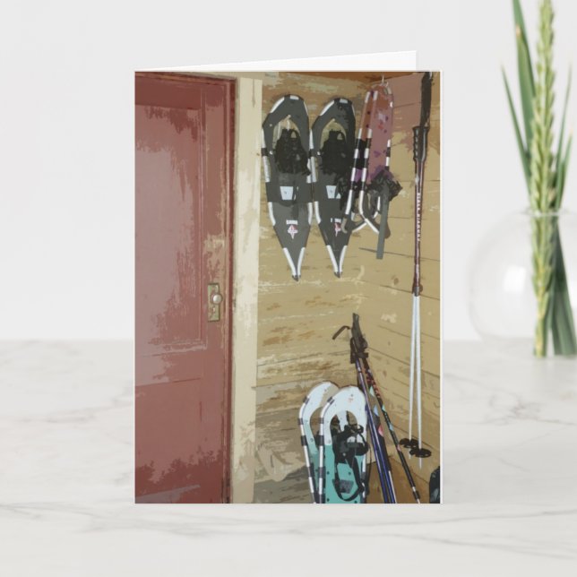 Snowshoehelgdagkort Helgkort (Framsida)