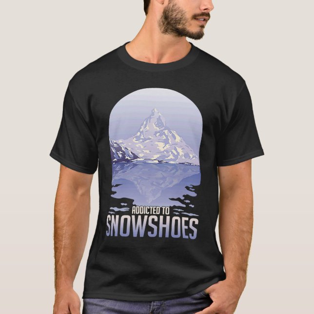 Snowshoeing Boots Snowskor Hiking Shoes Trails 19 T Shirt (Framsida)
