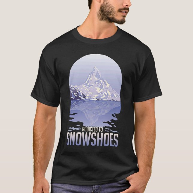 Snowshoeing Boots Snowskor Hiking Shoes Trails 19 T Shirt (Framsida)