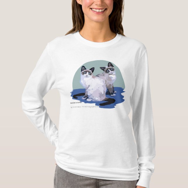 Snowshoes för Pam Tee Shirt (Framsida)