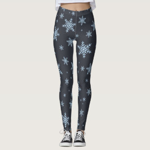 Snowstorm på natten leggings