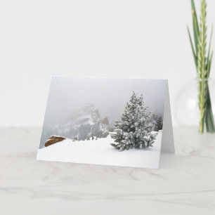 Snowstorm vid Crags Helgkort