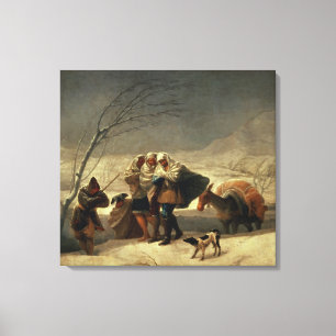 Snowstormen, 1786-87 canvastryck