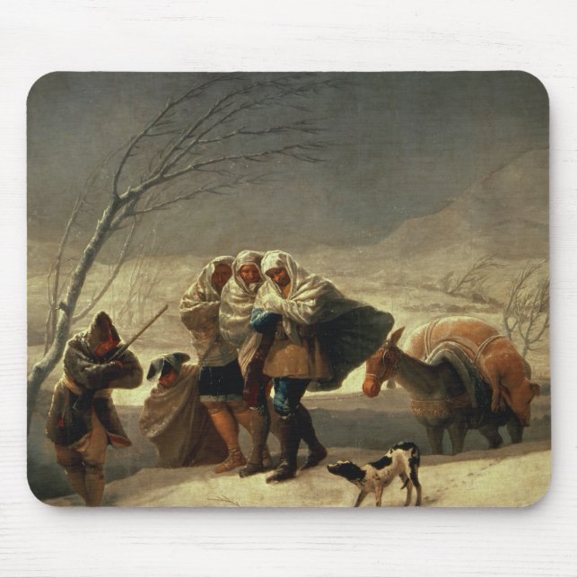 Snowstormen, 1786-87 musmatta (Framsidan)