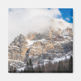 Snowtopp i Europas Alpernor Magnet