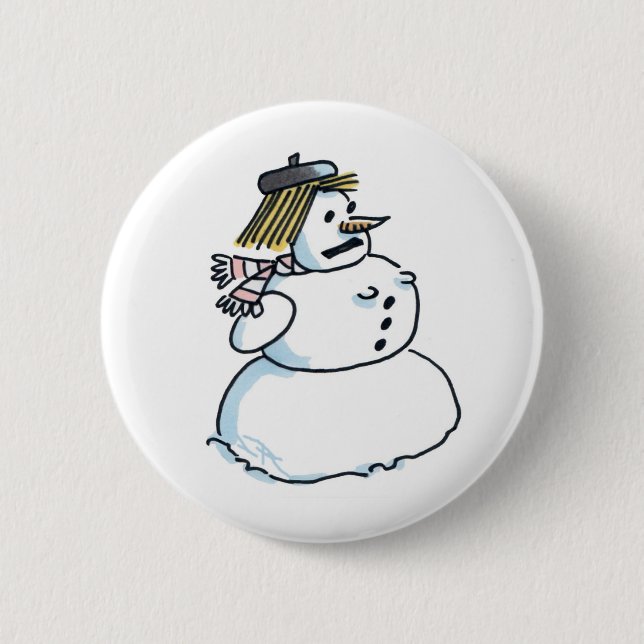 Snowwoman button knapp (Framsida)