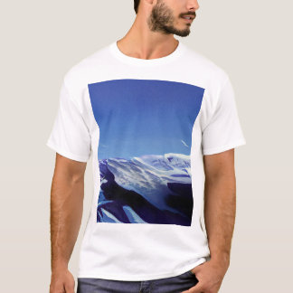 Snowy backe, vinterpanorama t shirt