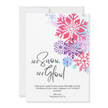 Snowy Bliss Jul Helgdag Card