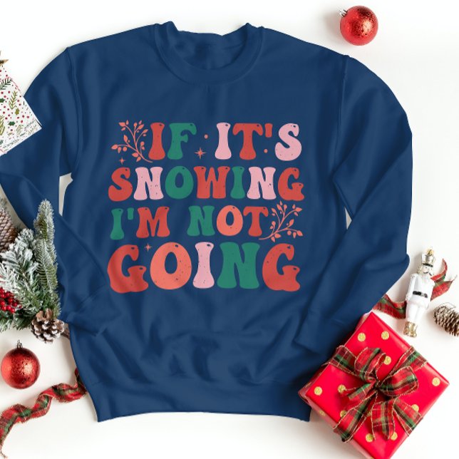 Snowy Bliss: Winter Kall Sweatshirt (Skapare uppladdad)