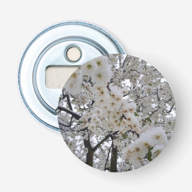 Snowy Blossom Bottle Opener Flasköppnare (Framsidan)