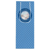 Snowy Bridge Watercolor Liggande jul