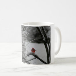 Snowy Cardinal Kaffemugg