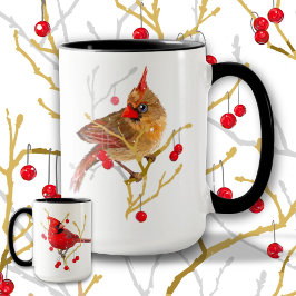 Snowy Cardinals Mugg