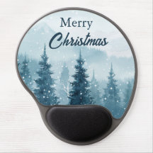 Snowy Christmas Trees 