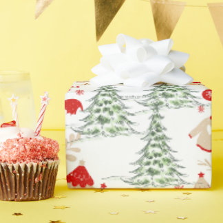 Snowy Christmas Wrap Presentpapper