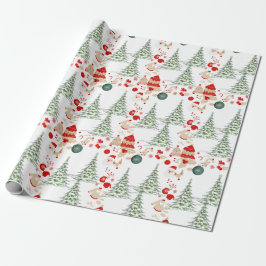 Snowy Christmas Wrap Presentpapper
