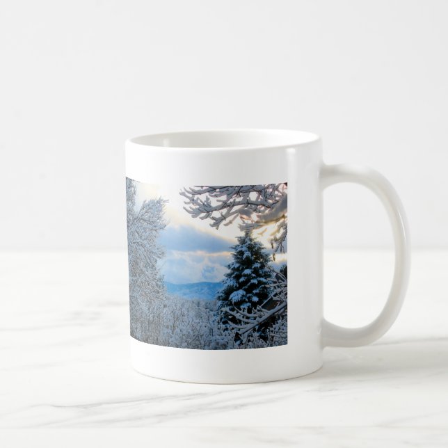 Snowy Colorado Kaffemugg (Höger)