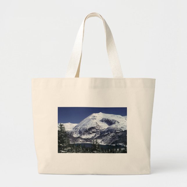 Snowy Colorado Mountain Bagges Jumbo Tygkasse (Framsidan)