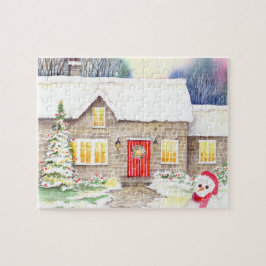 Snowy Cottage Pussel